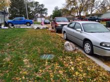 The above picture was located in the City Council’s packet. It depicts large rocks placed in the city’s right-of-way along Alcoma Drive. Owner of the property, Matt Vanderpool stated the rocks were for landscaping purposes. The council was asked to declare the rocks a nuisance, however after discussion they decided to table the matter. Submitted photo