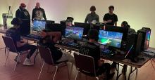 Dakota Valley Team Purple, for Esports, in competition versus Lakota Tech. Submitted photos