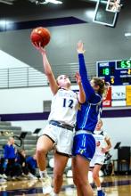 Sophie Tuttle, shown here against Canton, scored 8 points against Hartington Cedar Catholic on Dec. 19. Photo by Peterman Sports Photography stevepeterman5@gmail.com