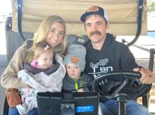 Justin Hogan was diagnosed with ALS in May 2022. A Cornhole Tournament Fundraiser will be held on Feb. 17 at The Pointe to help benefit Hogan with medical expenses. Submitted photo