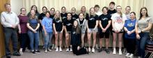 The Elk Point-Jefferson National Honor Society (NHS) served the March Friends Feast on March 11