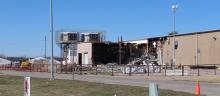 This week, March 18-22, Royal Canin began the demolition of their old facility. Since the building of their new facility has been completed, the old one is no longer needed for their operations. Photo by Beth Hutcheson • times1reporter@gmail.com