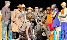 The Elk Point-Jefferson students put on a production of Too Many Detectives at the Murder Mansion. Submitted photo