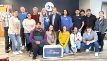 Congressman Dusty Johnson stopped by Big Frig in North Sioux City on April 2 to learn about their business. Big Frig makes a variety of coolers, drinkware and cattle coolers to help their customers get the job done. “I saw how they make and design their products that withstand the ranching conditions of the Midwest,” Johnson said. “A big part of my job is meeting with business owners to see how I can help – by navigating federal bureaucracies or introducing policies to address supply chain disruptions, high