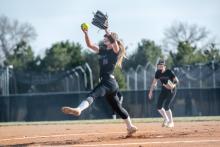 Brennan Trotter pitched for the Panthers against Elk Point-Jefferson March 29. Photos by Peterman Sports Photography • stevepeterman5@gmail.com