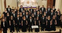 The University of South Dakota’s Chamber Singers opened their 2024 tour at St. Paul Lutheran Church in rural Elk Point on March 5. Submitted photo