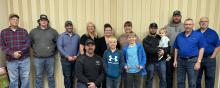Union County Electric Cooperative served April 8 Friends Feast free meal at Immanuel Lutheran Church. They served ham, scalloped potatoes, corn, dinner roll and a cupcake. Workers included, Matt Klein, Don Schurdevin, Paul Peacock, Susan Forma, Edward Donnelly, Amanda Adams, Ethan Pace, Joey Knutson, Amy Smith, Kory Frank, Brandon Warnke, Howard Smith, Parker Adams and Garrett Adams. Submitted photo