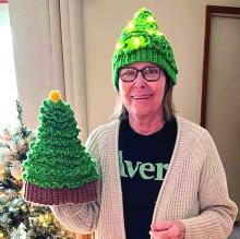 Marti O’Dea, also known as Elk Point’s Walking Christmas Tree, was named the Fore the Cure 2024 recipient. Submitted photo