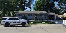 North Sioux City police at Matt Vanderpool's home.