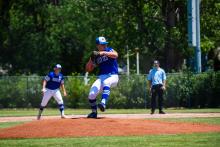 Wyatt Herrity on the mound for the Huskies, against Fargo Post 2, June 16, 2024. Photo by Peterman Sports Photography • stevepeterman5@gmail.com