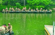Military training was conducted at McCook Lake on Friday, June 7, 2024. After training, the participants enjoyed cold drinks donated by the community and a board-approved campfire on the beach. Submitted photos