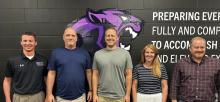 Emily Norby was sworn in Monday, July 8, 2024, at Dakota Valley's annual board meeting as a member of the board serving a three-year term. Serving along with her are (from left) President Steve Kistner, Vice President Jeff Dooley, Andrew Nilges, (Emily Norby), and Matt Thompson. The election of officers for 2024-25 also took place at the annual meeting; Kistner and Dooley were re-elected to those positions. Submitted Photo