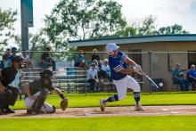 Ty Trometer takes a swing in the game versus the Dakota Valley Panthers July 8th, 2024. Photos by Peterman Sports Photography • stevepeterman5@gmail.com