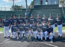 Front row from left: Noah Graham, Ethan Seaton, Jake Pick, Tate Cornelsen, Jack Jones, Andrew Derochie, and George Schnabel Back row from left :Coach Schnabel, Coach Derochie, Jackson Shoulders, Vincent Hoffman, Will Schnabel, Sterling Schauff, Grady Ramos, Bryce Anderson, Coach Schauff, and Coach Shoulders. Submitted photo