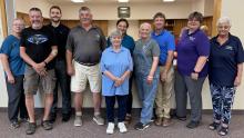 Elk Point Chamber of Commerce served Friends Feast on Monday, August 12, at Immanuel Lutheran Church. Menu was spaghetti, breadsticks, and cookies. They served 134 meals. Workers included Derek Tuttle, Karen Brock, Scott Mahin, Jen Hovland, Deb McCreary, Vicki Morgan, Shirley Repp, Bill Shorma, Troy Donnelly, Gary Nebelsick, Jordan Brandon, and Kim Brandon. Submitted photos