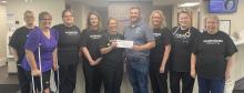 The staff of Horizon Health Elk Point received a grant from the Union County Electric Cooperative for a spot monitor that will help nurses better monitor patient’s respiration rates with up-to-the-minute readings. Staff members are pictured here, including Horizon Health Foundation Board Member Cheryl Havermann and Union County Electric Cooperative General Manager Matt Klein.