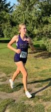 Alex McCullough ran hard at Canton on September 10, 2024 for the Panther cross country team. She finished in 3rd place for the varsity girls 5K.