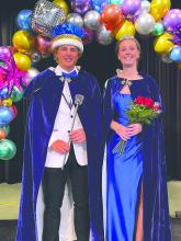 The Huskies 2024 homecoming king and queen: Carter Langle and Izzy Connors. Submitted photo