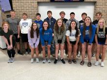2024 EPJ Homecoming Royalty, Back row from left: Owen Boyle, Andrew Quiett, Beau Schmitz, Keaton Hinds, Grayson Girard, Keaton Gale, Gunner Ewing, and Carter Langle. Front row from left: Lexi McDermott, Chloe Niles, Paige Jacobs, Izzy Connors, Courtney Brewer, Ashley Brewer, and Kaitlyn VanRoekel (not pictured: Gracelynn Bruns). Submitted photo