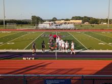 The Panther girls soccer time take the field with the West Central Trojans on Tuesday, September 3. It would be a good game, as Dakota Valley handed WC their first loss of the season by a score of 1-0. Photo by Kelly Riibe • times2reporter@gmail.com
