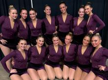 The DV dance roster for jazz looked sharp in Brookings on Saturday, September 21 for their competition against some bigger Class AA schools. Back Row from left: Alex Nelson, Zahria DeBeer, Gracie Hamilton, Marissa Loe, Suri Uhl, Elizabeth Avery, and Lily Sorenson. Front Row from left: Ashley Jelkin, Payton Bernard, Bridget Saltzman, Sammie Pollema, Ava Merchant, and Josie Hall. Submitted photo