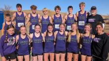 The Panther boys and girls varsity teams each brought home team plaques from the 2024 State Cross Country meet. The DV boys secured an impressive 3rd place finish and the DV girls earned 6th. Back row fgrom left: Declan Huber, Will Schnabel, Geoff Nelson Jamison Gould, Jack Brown, Cole Brown, Bennett Jensen, and Asst. Coach Phil Breed. Front row from left: Marlee Olsen, Maylee Rose, Mia Riibe, Sophia Redler, Alex McCullough, Ella Otten, Jaycie Rush, and Coach Tiffany Wendling. Photo by Kelly Riibe • times2r