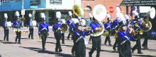 The DV high school marching band performed in Beresford on Friday, September 27, 2024. Submitted photos