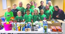 Brule-Go-Getters 4-H Club created 80 snack bags for local farmers. Submitted photo