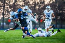 Gunnar Ewing had 11 rushes for for 51 yards in EPJ’s homecoming game.