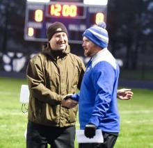 Coach Timmins won the 11B Assistant Coach of the year for 2024 and has been a part of the EPJ football program for the past 11 seasons. Submitted photo