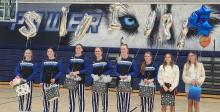 The EPJ senior girls for basketball were celebrated on Thursday, January 30, 2025. Submited photo