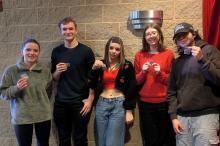 The Panthers had 5 students receive medals for “Outstanding Acting” at regionals on Tuesday, January 28, 2025.From left: Mia Riibe, Eston Monical, Patience VanBeek, Mia Oliva and Ethan Romero-Coda.