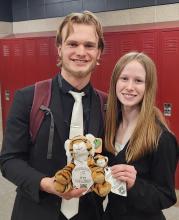 From left: Michael Daniels, and Ashley Phillips. Submitted photo
