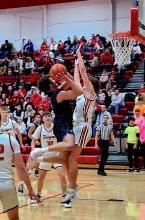 Chase Swanson played an incredible game for the Huskies in their regional match-up against the Tanagers.