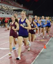 Freshman Alex McCullough beat all of the competition in the 1600m race at the Dan Lennon Invite hosted by the University of South Dakota.