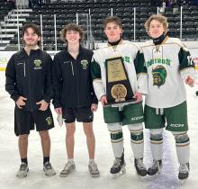 Dakota Valley Metro athletes from left: Jack Colligan, Cameron Colt, Noah Graham, and Jax Trosper. Submitted photo