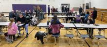 Dakota Valley recently hosted mornings of “Donuts with Grown-Ups” for Panther students in the elementary school as well as the upper elementary. Fourth and fifth graders were able to have breakfast with an adult, in the middle school gym, on Thursday, March 6, 2025. Submitted photo