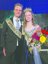 Seniors Michael Daniels and Ashley Phillips were crowned DV prom king and queen on Saturday, April 5, 2025. Photo by Kelly Riibe • times2reporter@gmail.com