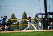 Jack Jones up to bat for DV versus Centerville. Photos by Peterman Sports Photography • stevepeterman5@gmail.com