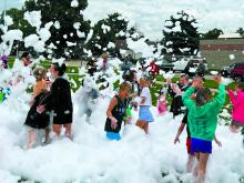 The North Sioux City Library hosted a foam party on June 9, 2025. Despite cooler temperatures, it was a well-attended event with all having a lot of fun. Submitted photo
