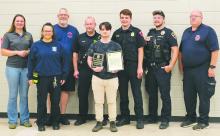 Deputy Julia Ensminger, Jackie Rentschler, Tim Bell, Faustin Mahlke, Shawn Moller, Evan Carlson, Isaac Wodtke, and Jim Christenson. 