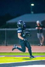 Panther senior Bennett Lukken scores a touchdown for DV on Friday, August 29,2025.