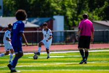 Bryan Cardona, #17 for DV boys soccer, has been a leader on the squad in 2025. Photo by Peterman Sports Photography • stevepeterman5@gmail.com