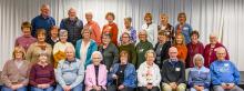 Three longtime EP-EPJ staff members— Lois Matson, Delories Rosenbaum and Delores Vondrak—were honored with a surprise celebration of their 90th birthdays during the district’s annual retirees’ gathering Oct. 29 at the Pointe.