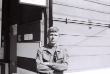 Robert Lawrence in Kontum Province, South Vietnam. His memoir, “Good Night, Vietnam,” recounts his experiences as an Army broadcaster who defied censors, faced court‑martial charges and was exiled deeper into the war zone. Submitted photo
