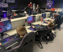 Dakota Valley’s Minecraft team competes during the 2025/26 season. Back row, from left: Gavin Thieman, Jamison Kimbell and Ethan Kimsey. Front row, from left: Garrett Hanson, Olivia Lind‑sey, Koda Jaydence Jorgensen and Ben Patino. Submitted photos