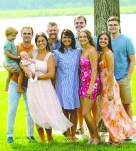 Mayor Chirs Bogenrief and his family. Photo submitted