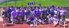 Dakota Valley brought a large crowd to the 2026 South Dakota Best Buddies Friendship Walk in Harrisburg on May 3, helping the school earn top fundraising honors. Submitted photo