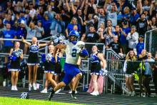 Aiden Hammitt had a 97-yard touchdown run for EPJ during their game on August 21, 2026. Photo by Peterman Sports Photography • stevepeterman5@gmail.com