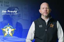 Union County Sheriff Jim Prouty appears in a National Sheriffs’ Association public service campaign encouraging communities to respond to substance use disorder with knowledge rather than stigma. Courtesy of the National Sheriffs’ Association